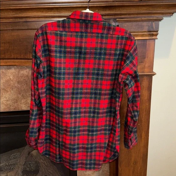 Vintage Pendleton Country Traditionals Maclean Tartan virgin wool button down M
